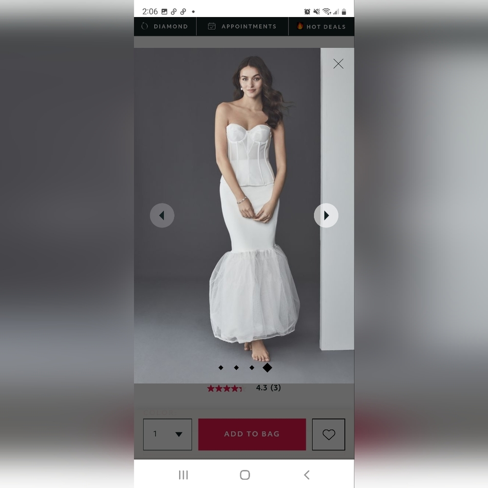 Trumpet/Mermaid Wedding Dress Silhouette Slip